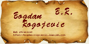 Bogdan Rogojević vizit kartica